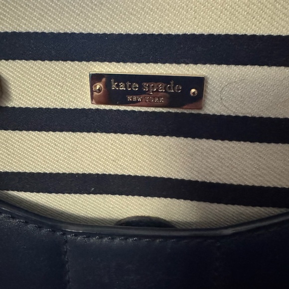 Kate Spade Beau Bag in Striped Navy, Red and Cream - Picture 2 of 8